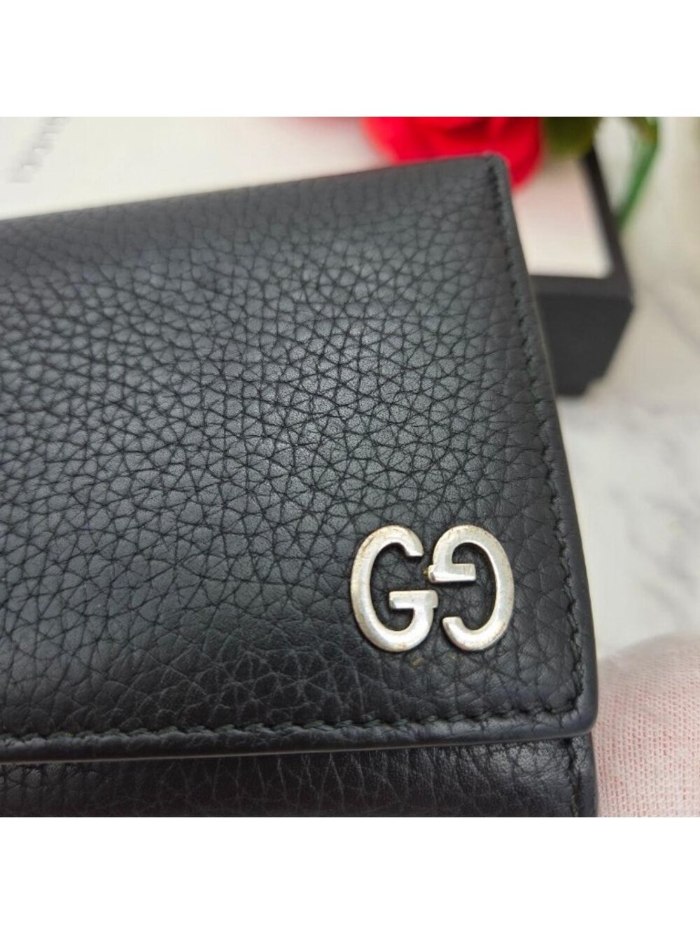 ★SOLD★ Gucci Wallet Interlocking GG Black - Picture 10 of 15
